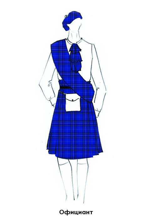 Корсет "форма для официанта"